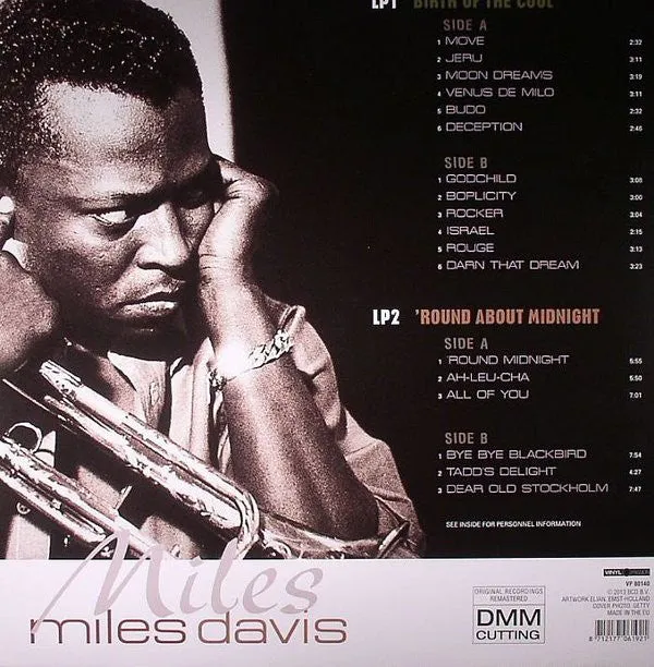 2LP Miles Davis ‎– Birth Of The Cool / ‘Round About Midnight