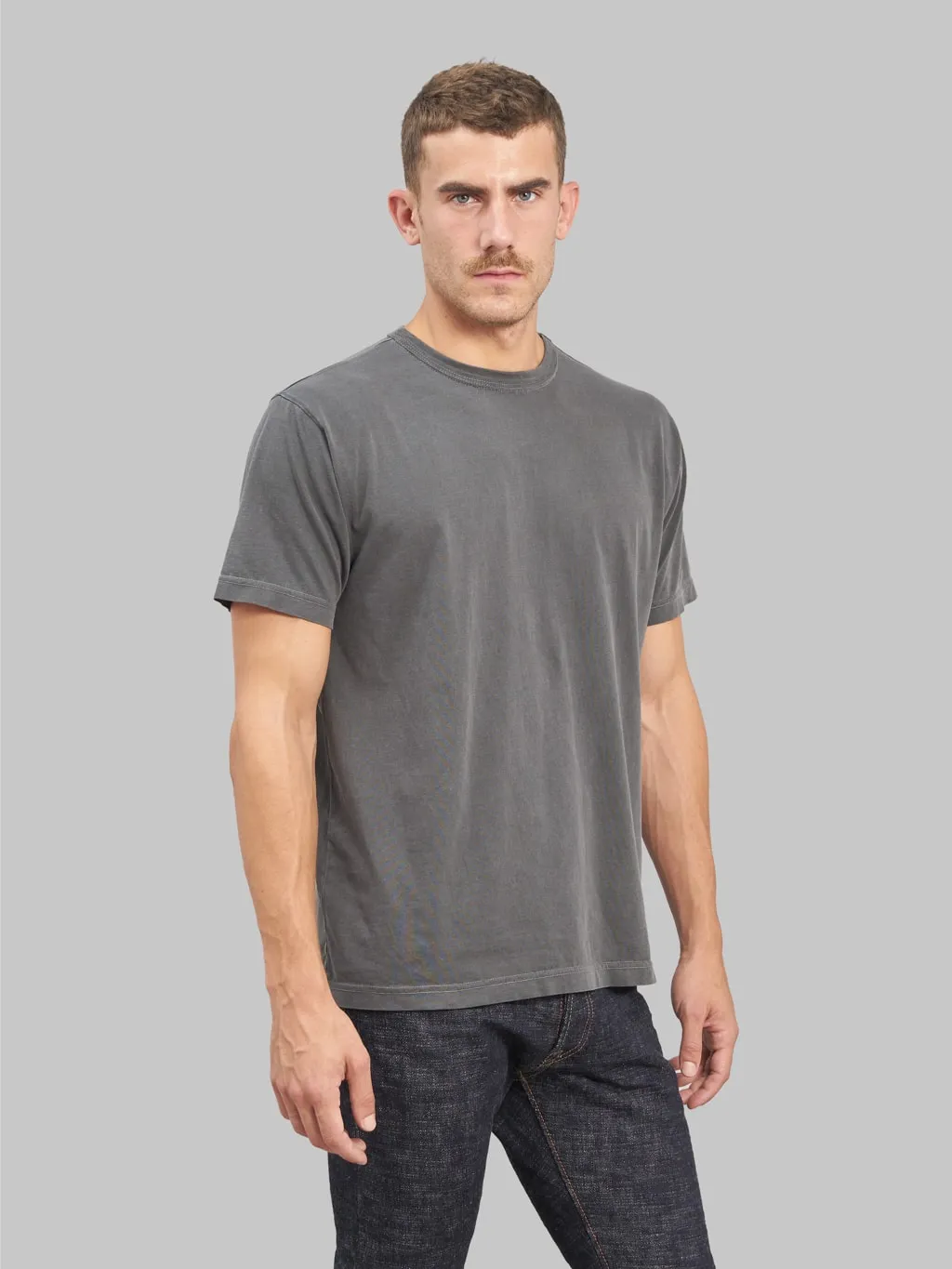 3sixteen Garment Dyed Pima T⁠-⁠shirt Smoke