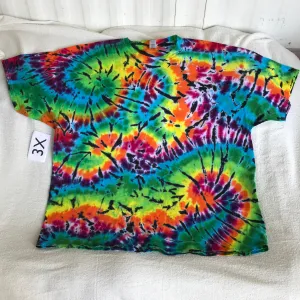 3X Wild & Wavy Midnight Rainbow Scrunch Tee