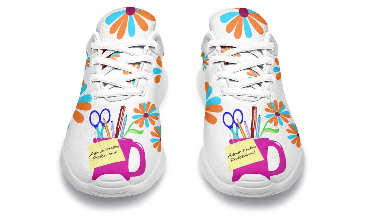 Administrative Assistant Pencil Cup Sneakers