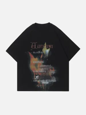 AlanBalen® - Fire Graphic Tee