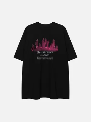 AlanBalen® - Flame Graffiti Graphic Tee