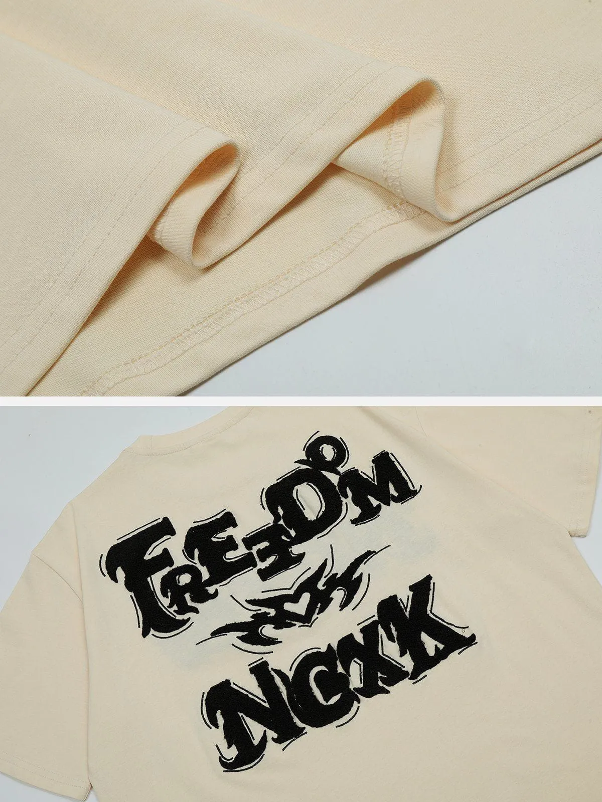 AlanBalen® - Flock Letter Tee