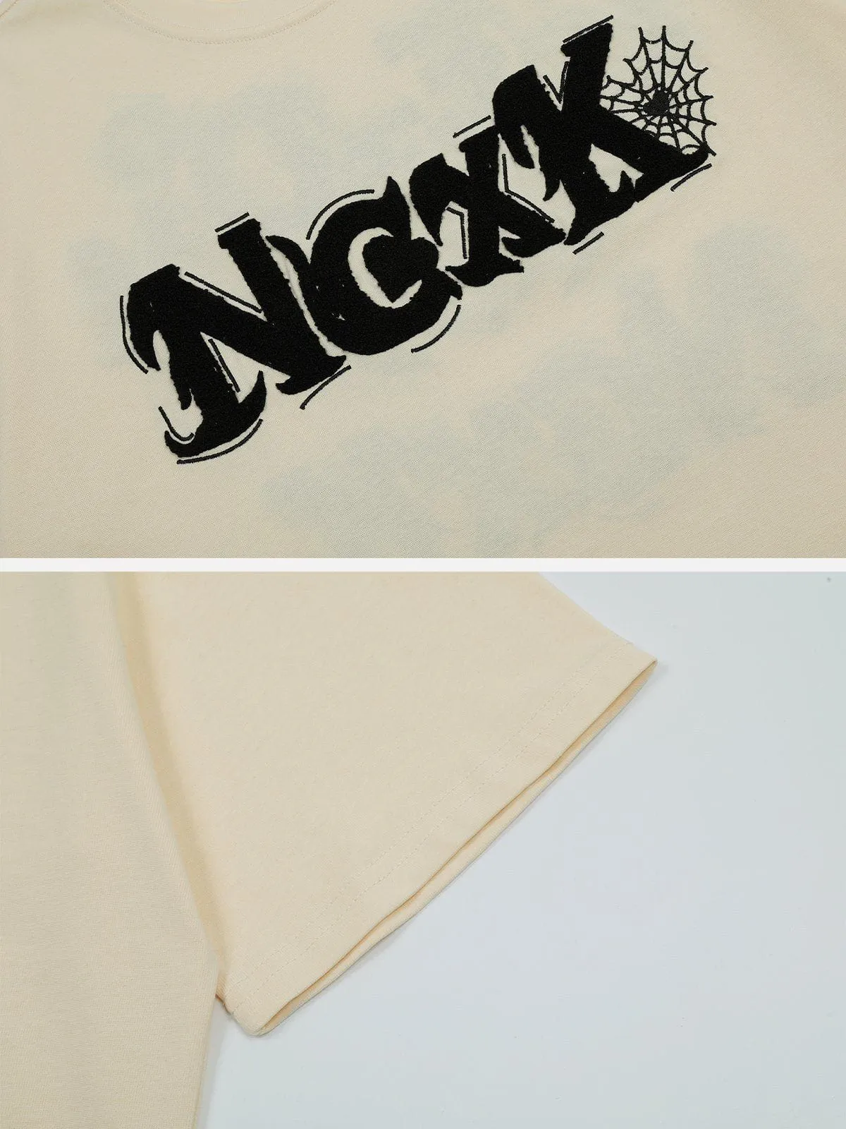 AlanBalen® - Flock Letter Tee