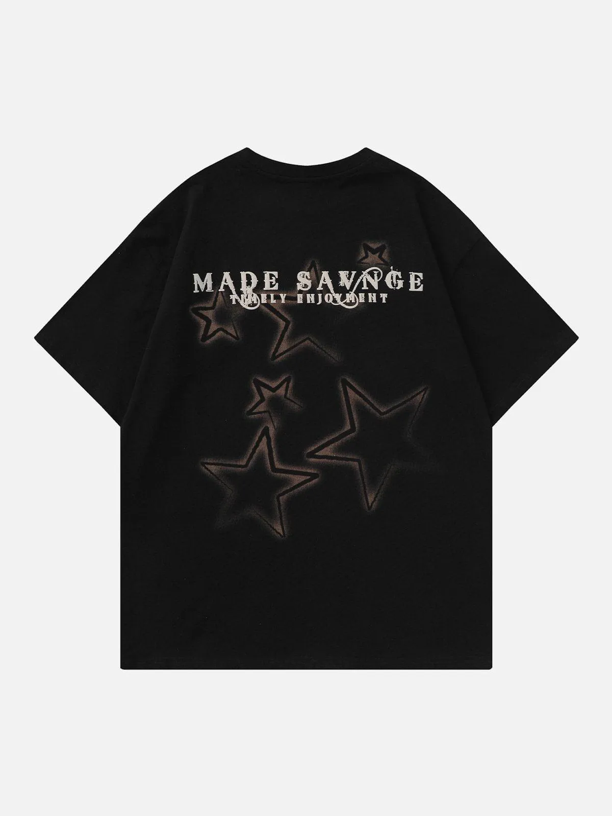 AlanBalen® - Flocked Star Letter Tee