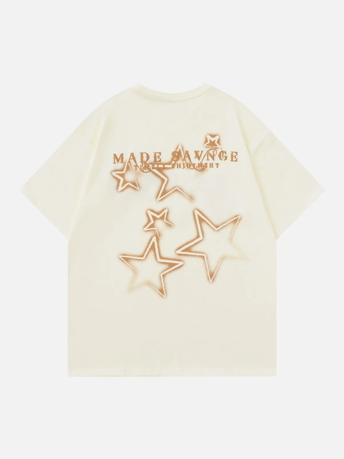 AlanBalen® - Flocked Star Letter Tee