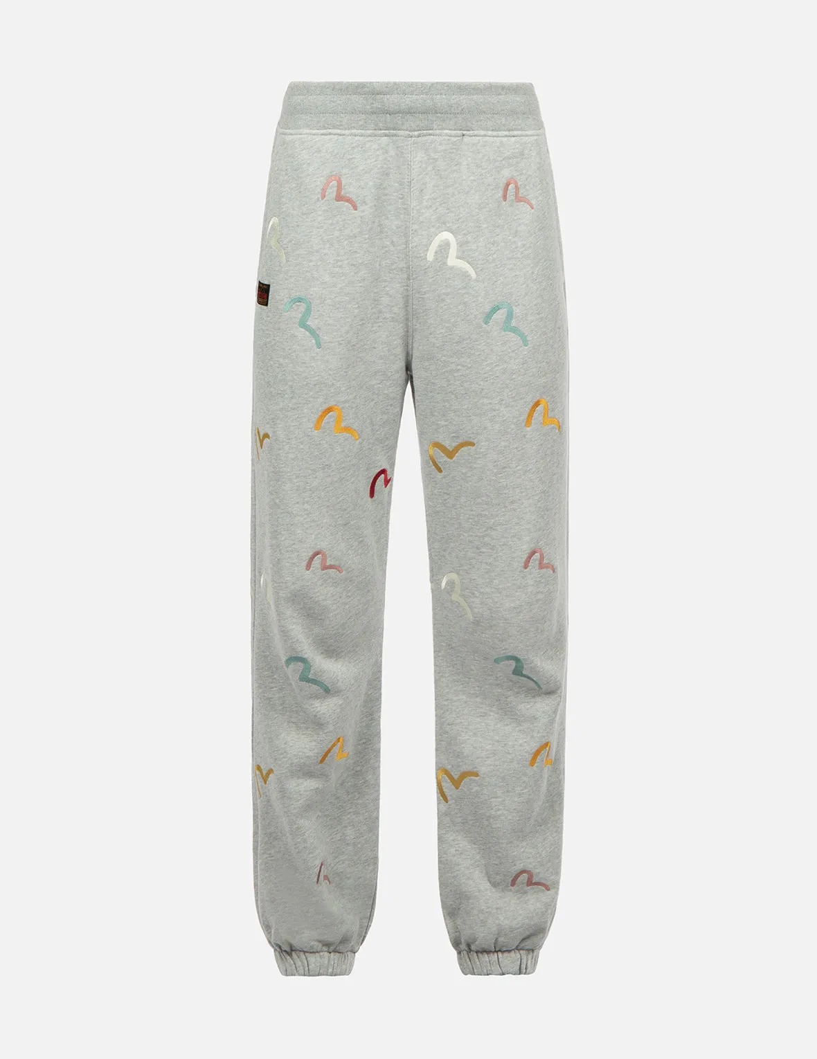 Allover Seagull Embroidery Sweatpants