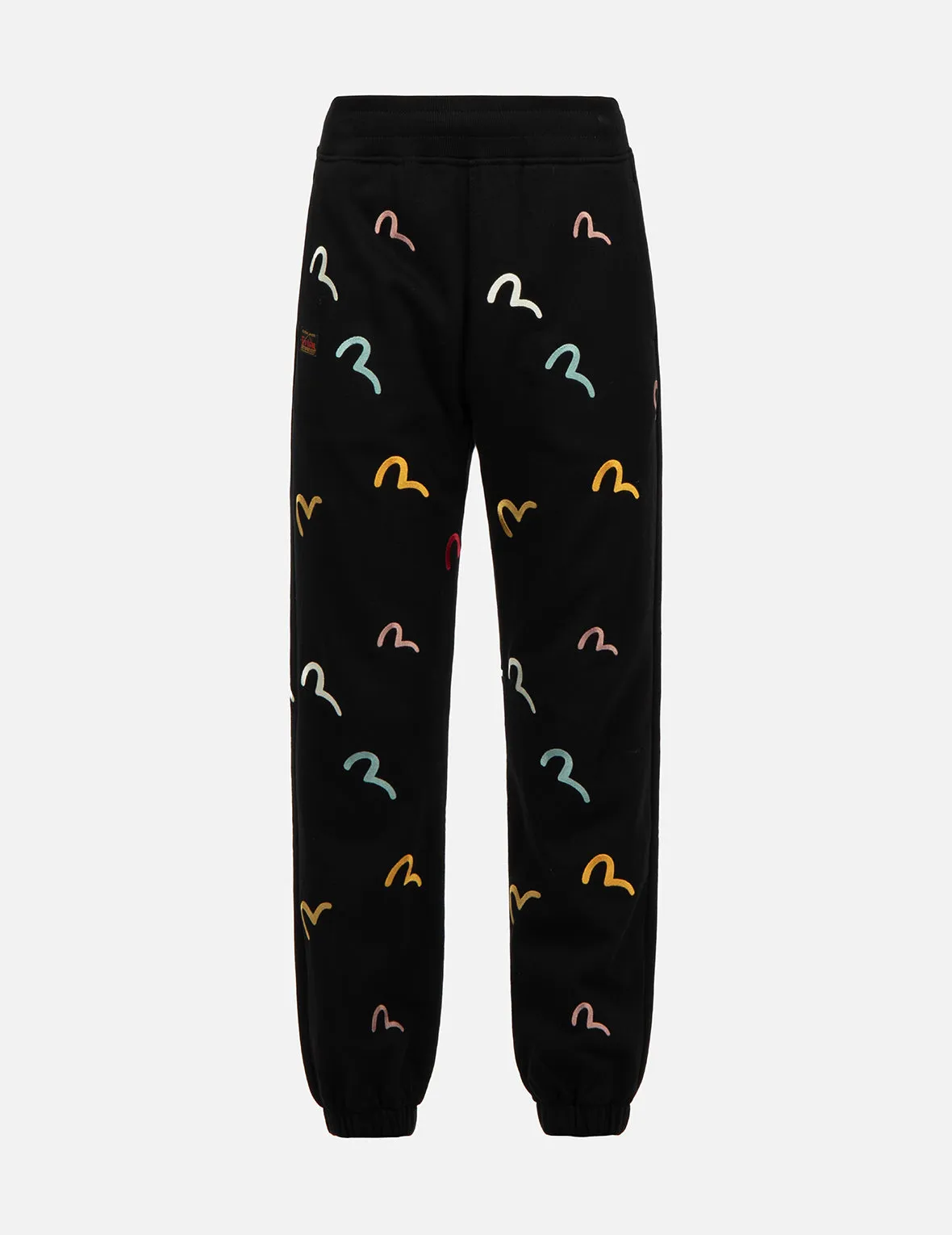 Allover Seagull Embroidery Sweatpants