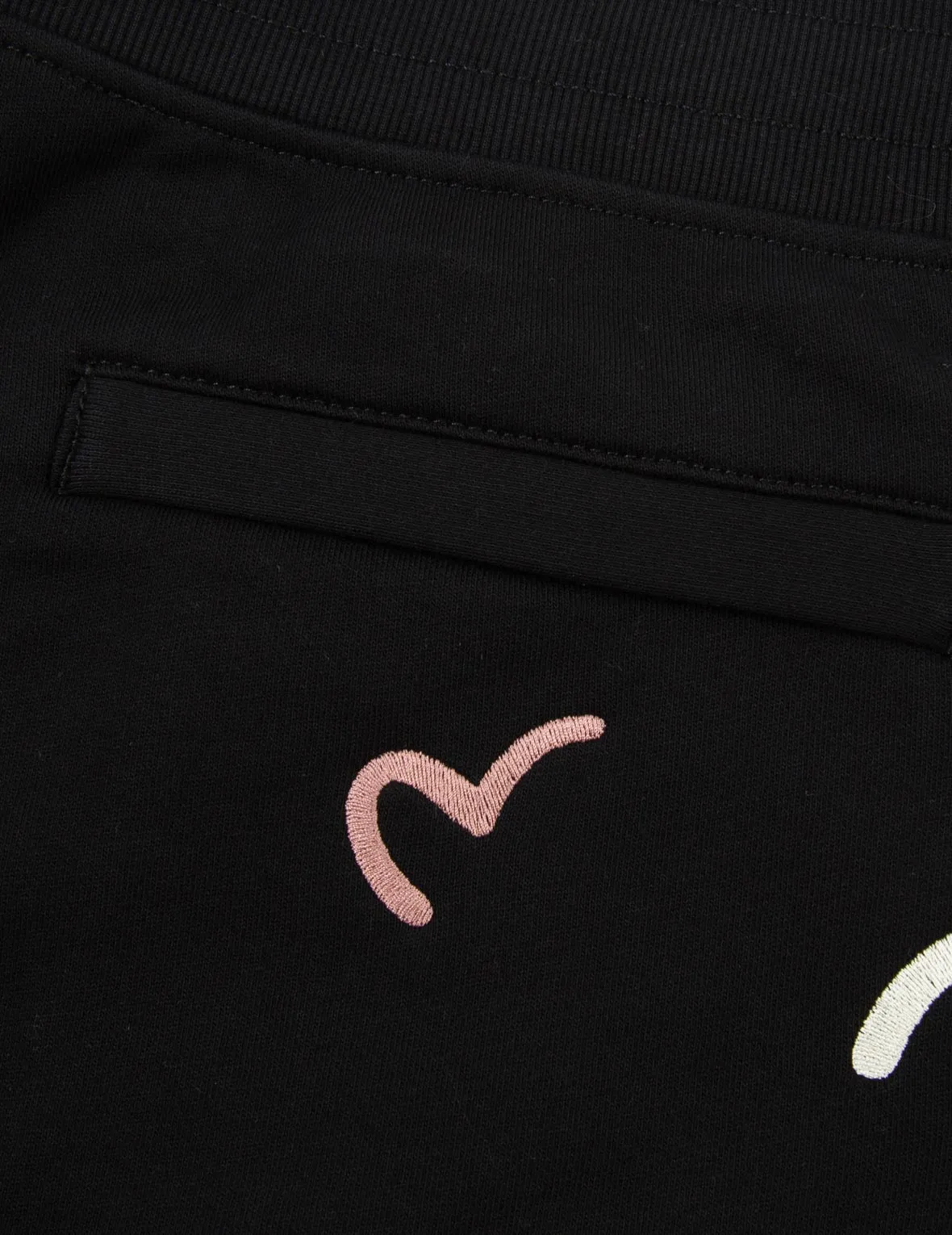 Allover Seagull Embroidery Sweatpants