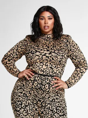 Alyssa Leopard Print Sweater