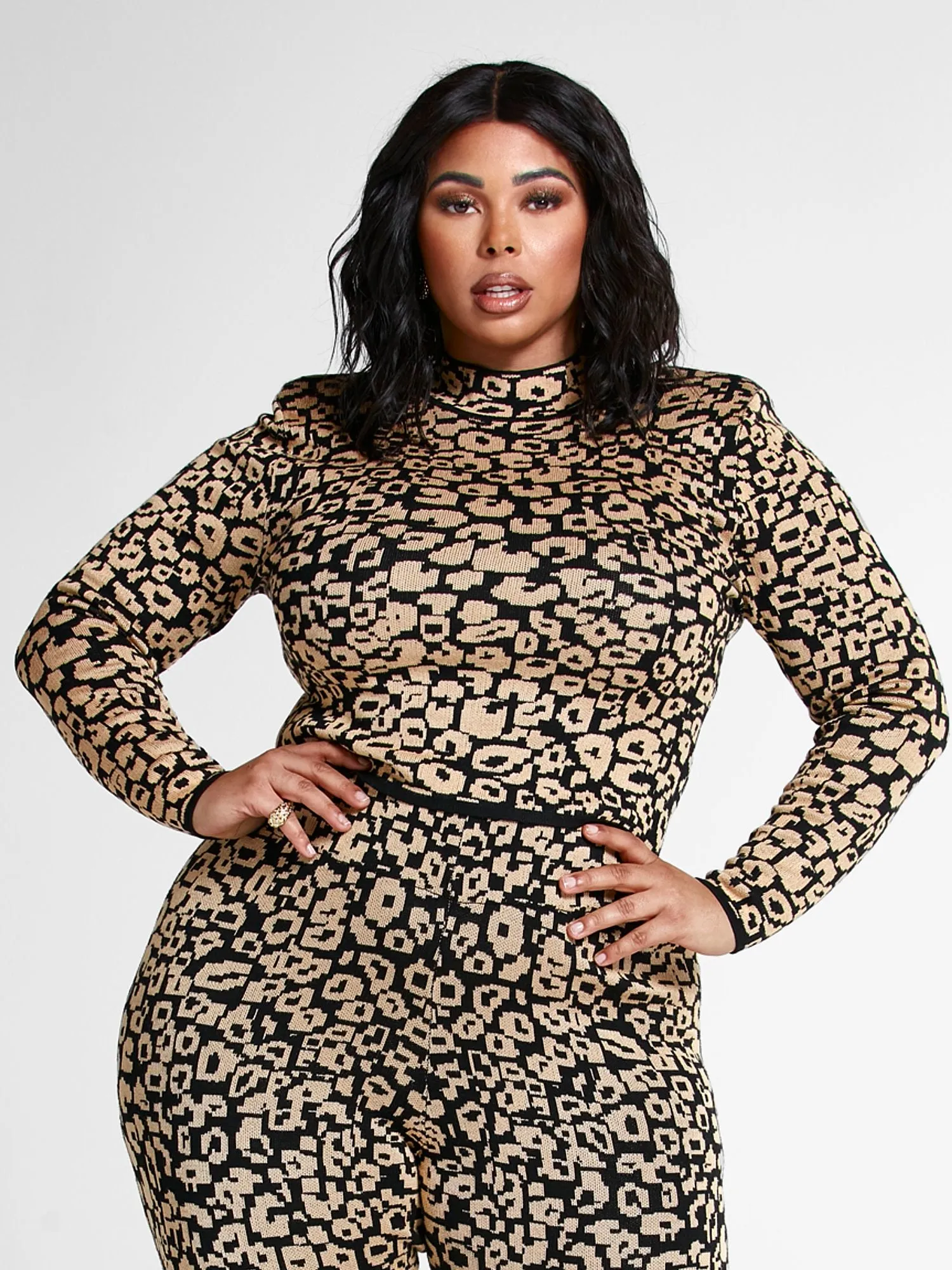 Alyssa Leopard Print Sweater