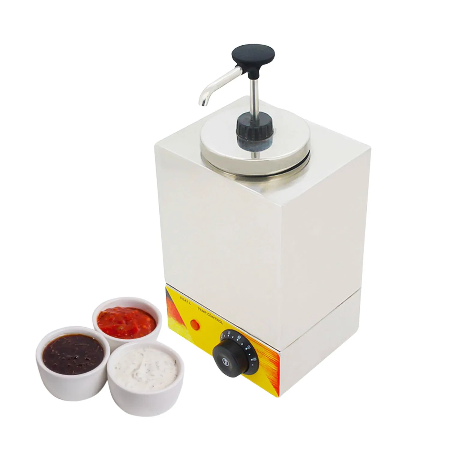 AP-313S Electric Sauce Dispenser | Topping Warmer with Pump | Sauce Dispenser | Commercial and Home Use