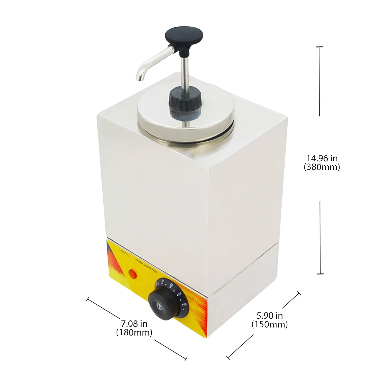 AP-313S Electric Sauce Dispenser | Topping Warmer with Pump | Sauce Dispenser | Commercial and Home Use