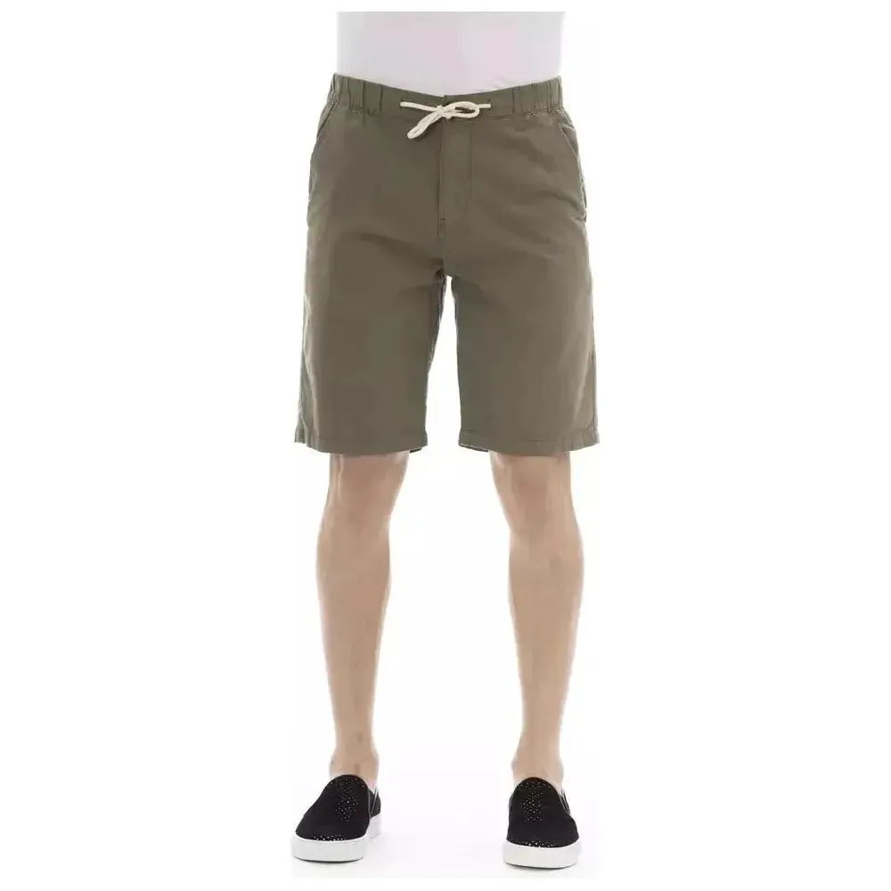 Baldinini Trend Army Cotton Men Short