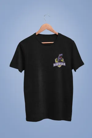 Bengaluru Raptors Chest Logo Black Tshirt