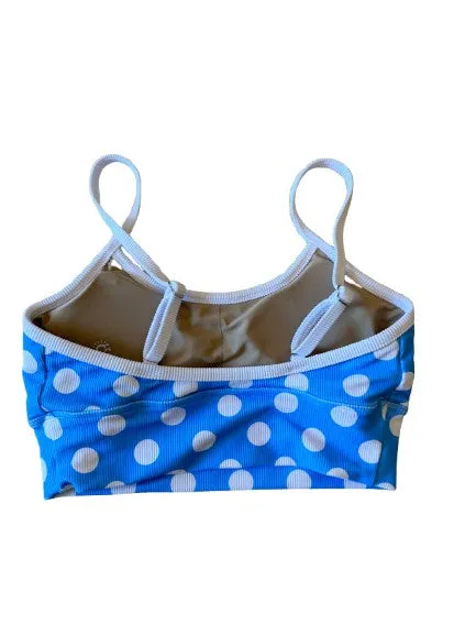 Bikini Top- Sandy Beach Doll X LainSnow- Blue Polkadot