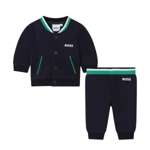 BOSS Baby Navy Three-Piece Tracksuit Set