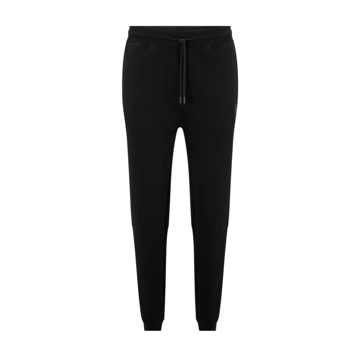 BOSS Sestart Logo Patch Black Jogging Bottoms