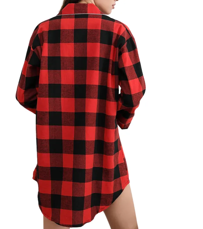 Buffalo Plaid Sleep Shirts