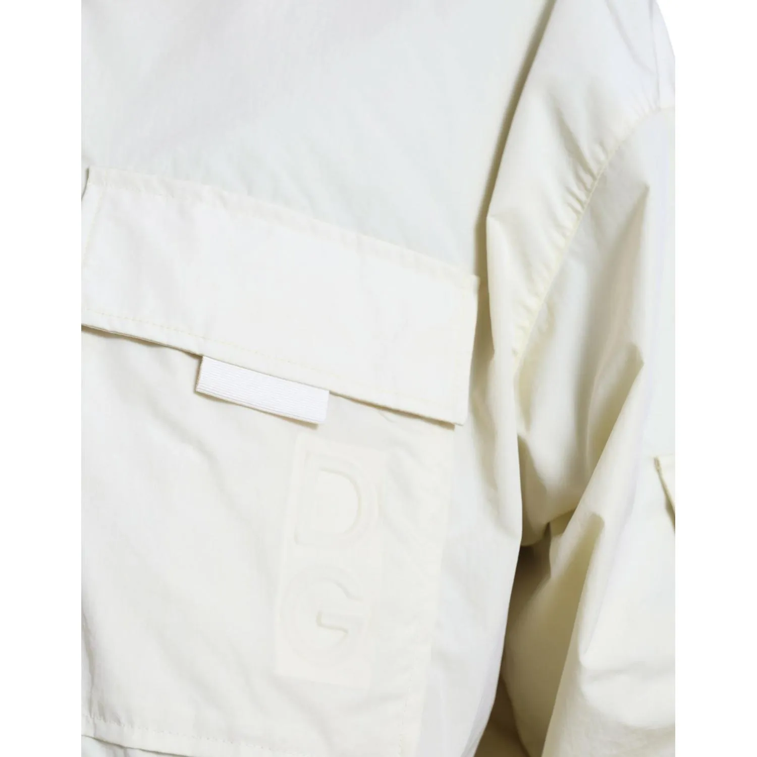 Dolce & Gabbana Elegant Yellow Windbreaker Jacket