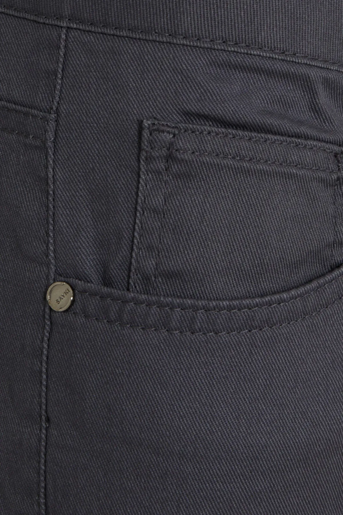 Dynamic Fit 5 Pocket Low Waist Cotton Gray Denim