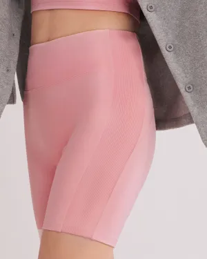 FARRAH BIKER SHORTS ROSÉ PINK