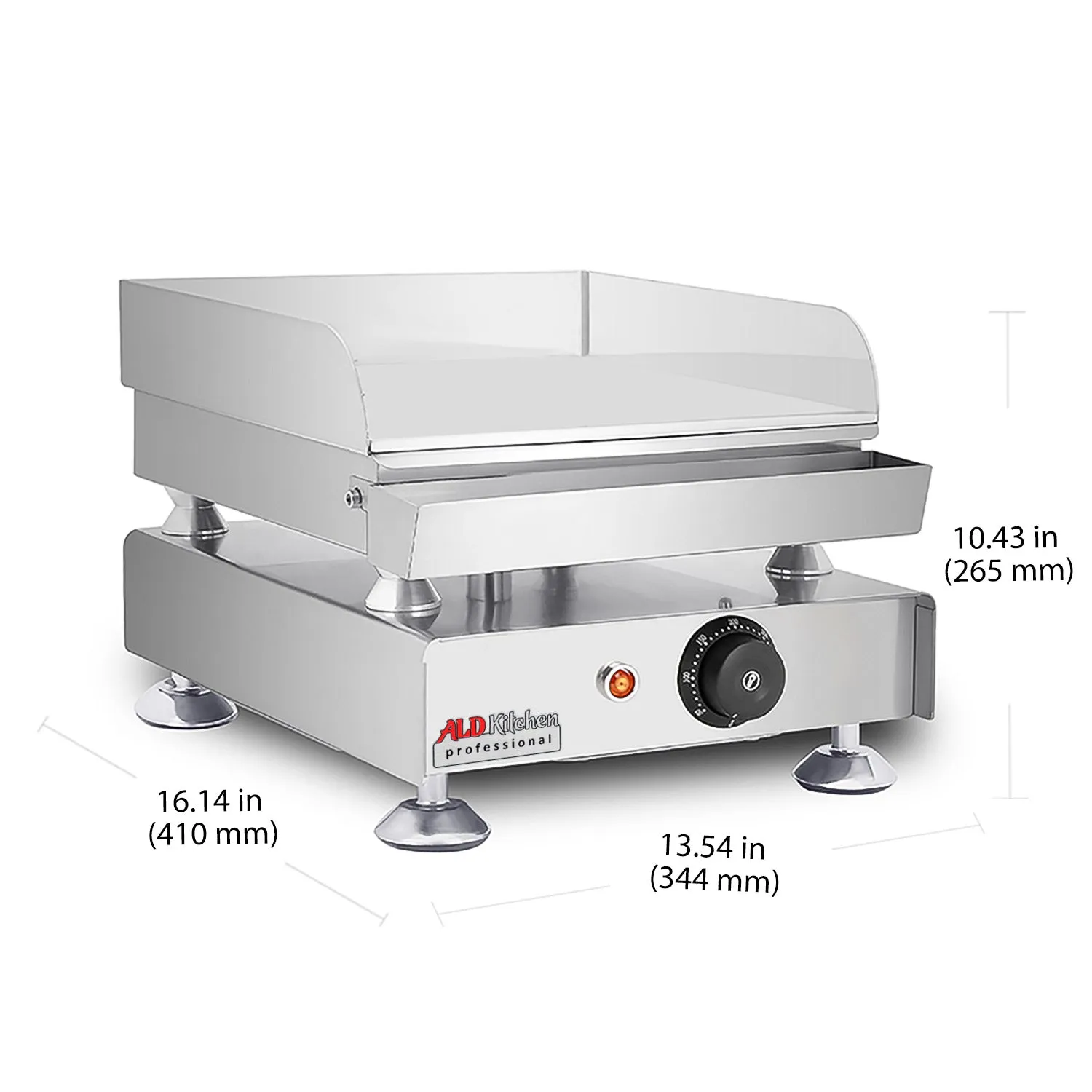 Flat Top Griddle | Teppanyaki Grill | Single, Dual or Triple Thermostat | Commercial Use | Nonstick