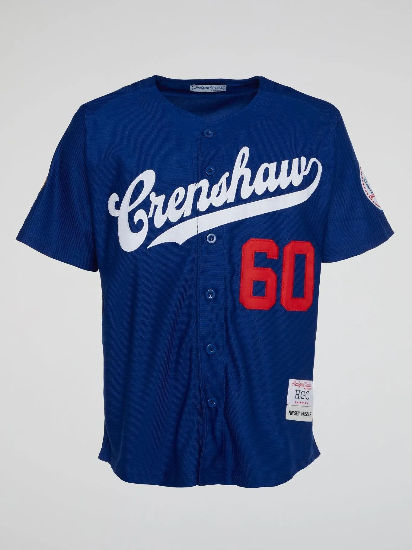 Headgear - Blue Crenshaw Baseball Jersey