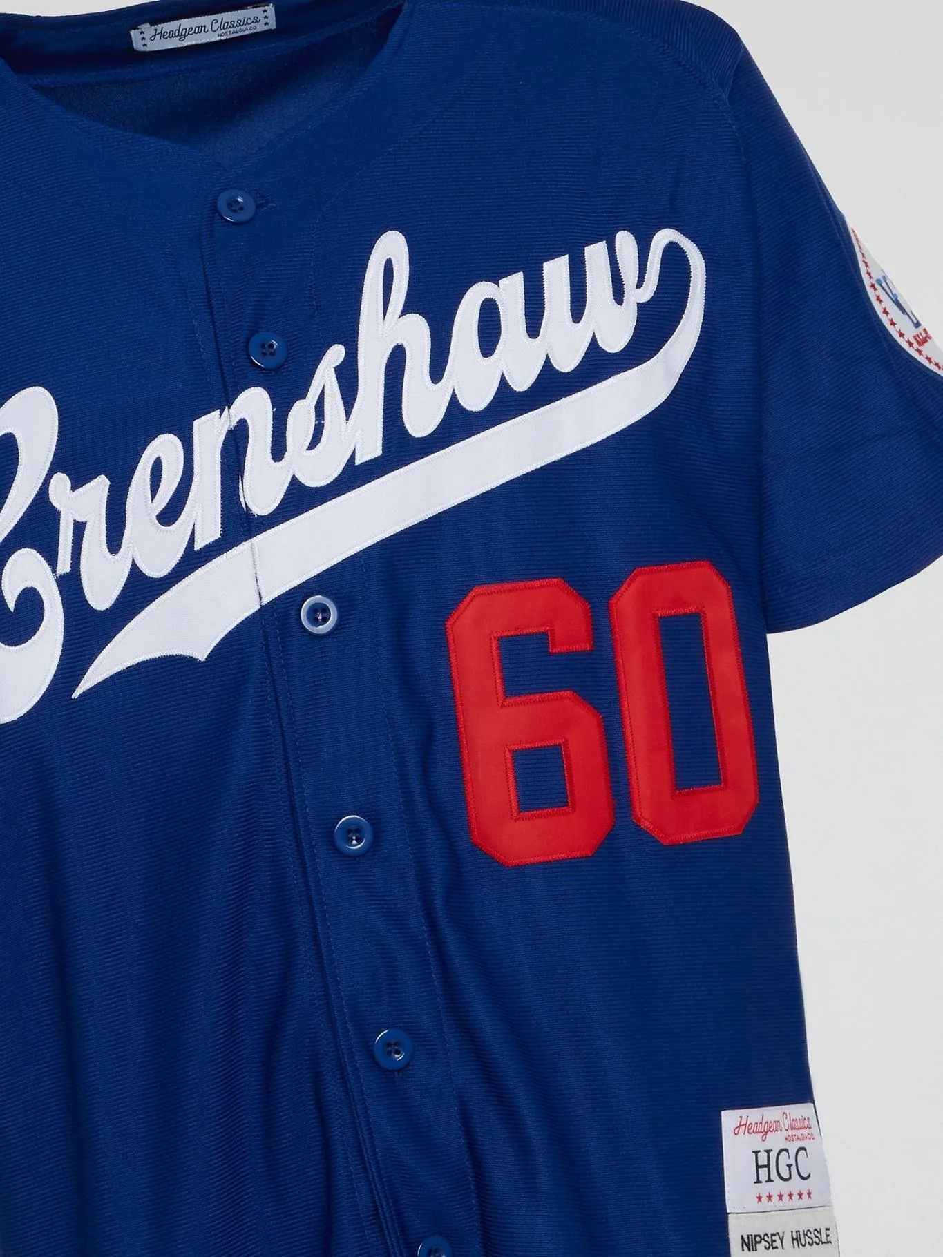 Headgear - Blue Crenshaw Baseball Jersey