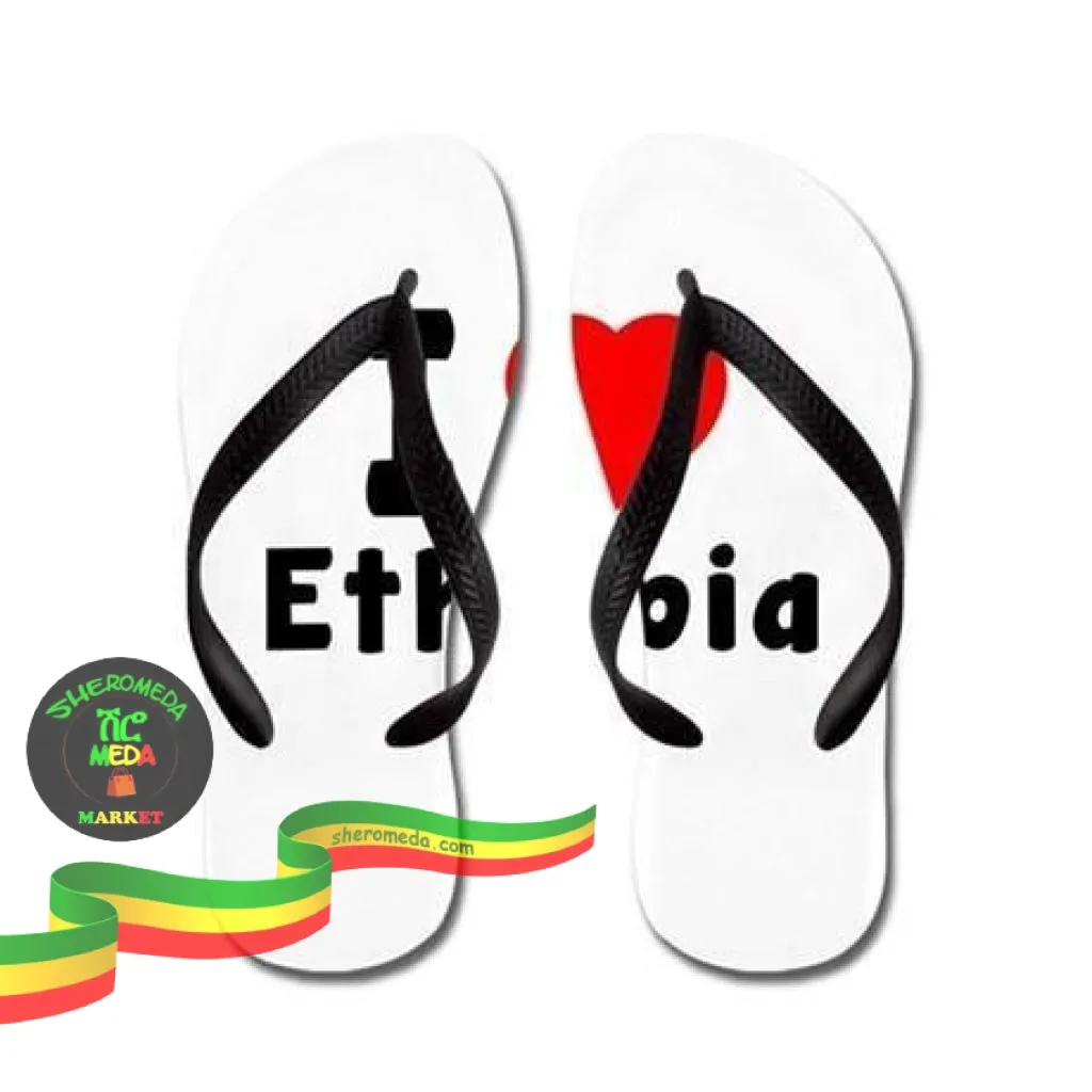 I love Ethiopia flip flop