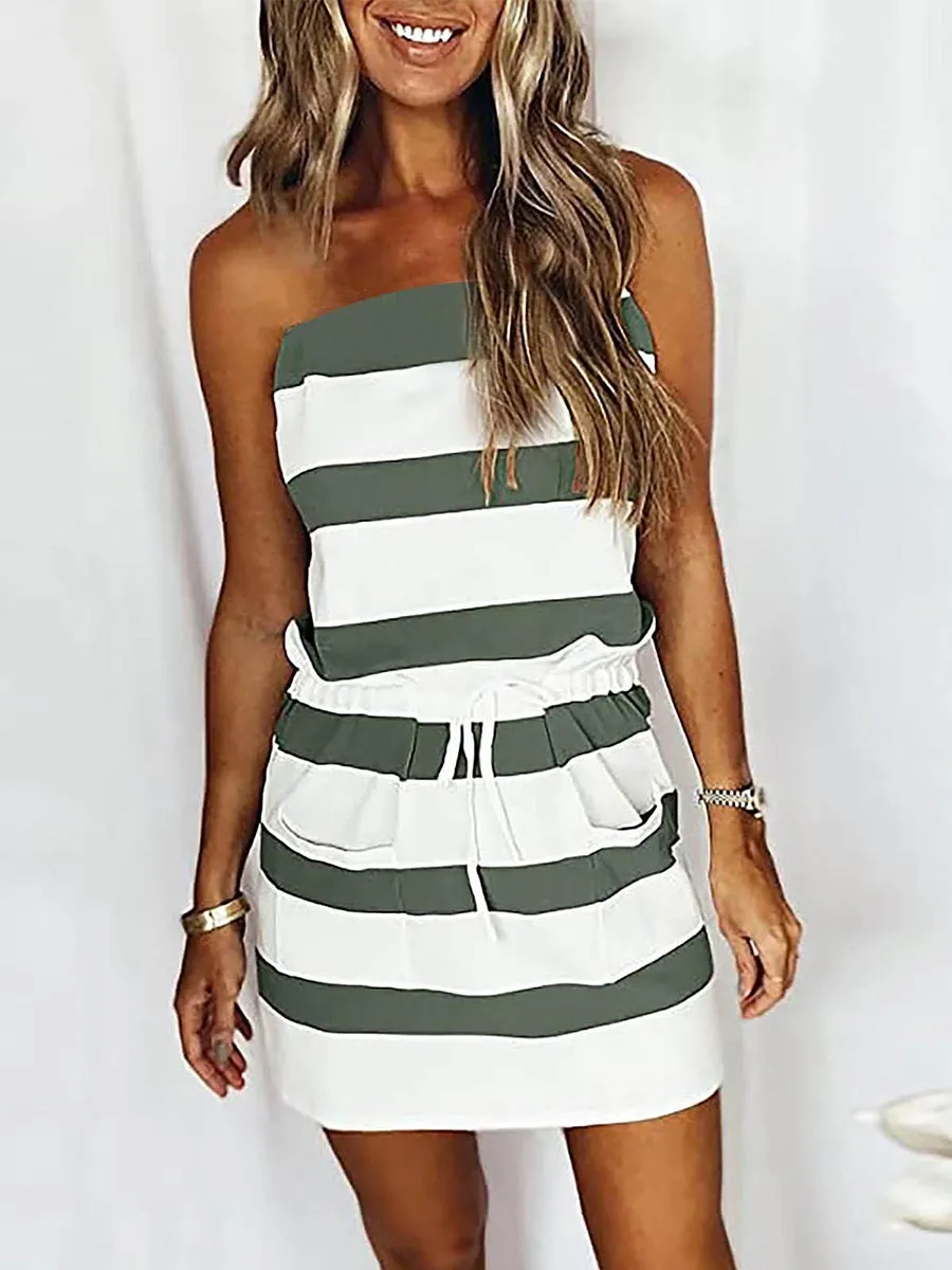 iForgirls Sheath Striped Dress