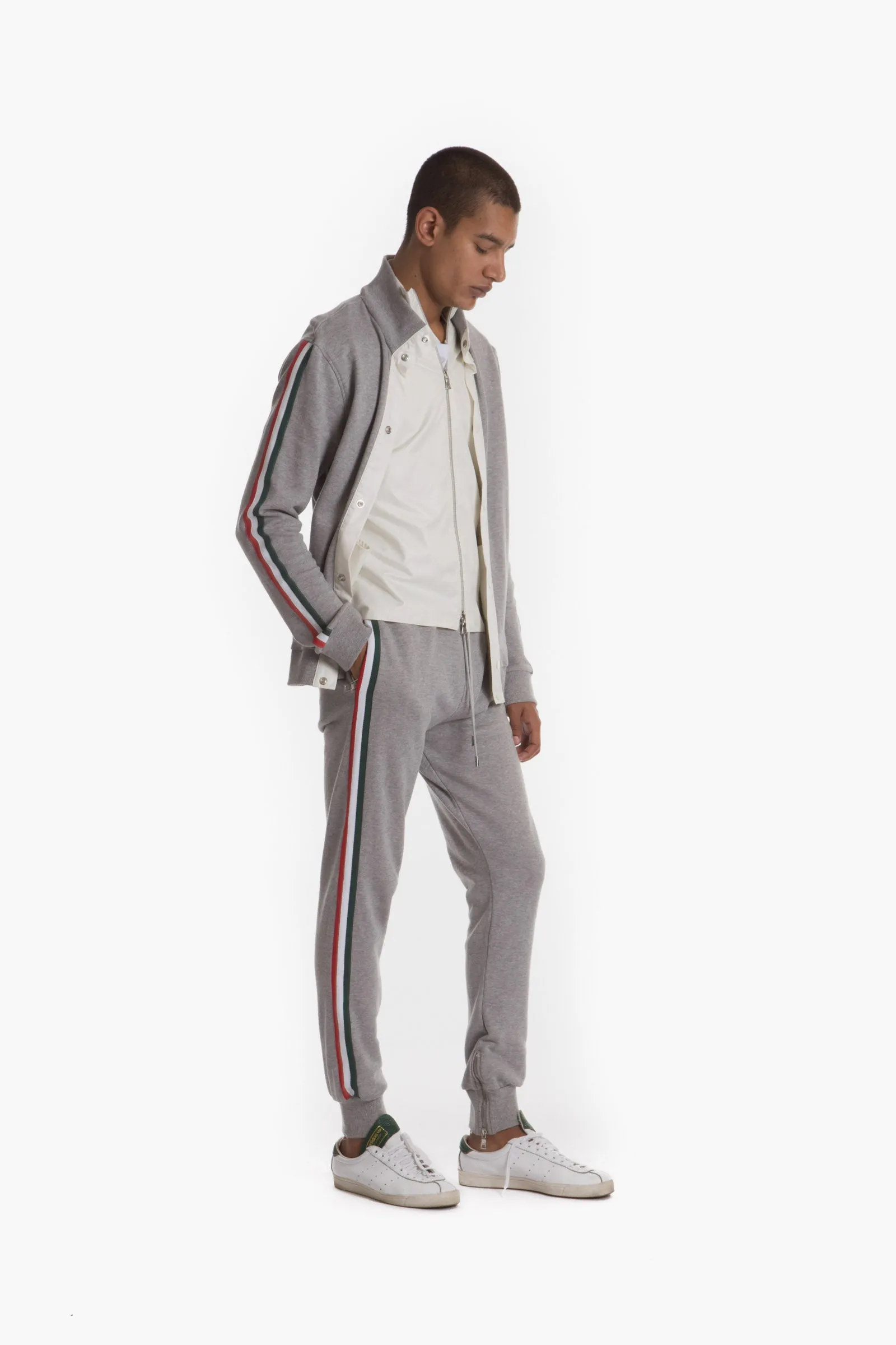 JOMO TRACK PANT (HEATHER GREY)