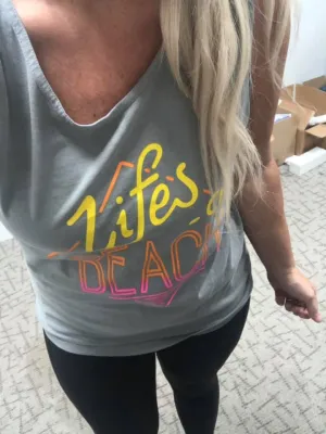 **LIMITED EDITION** Life's A Beach Tops**