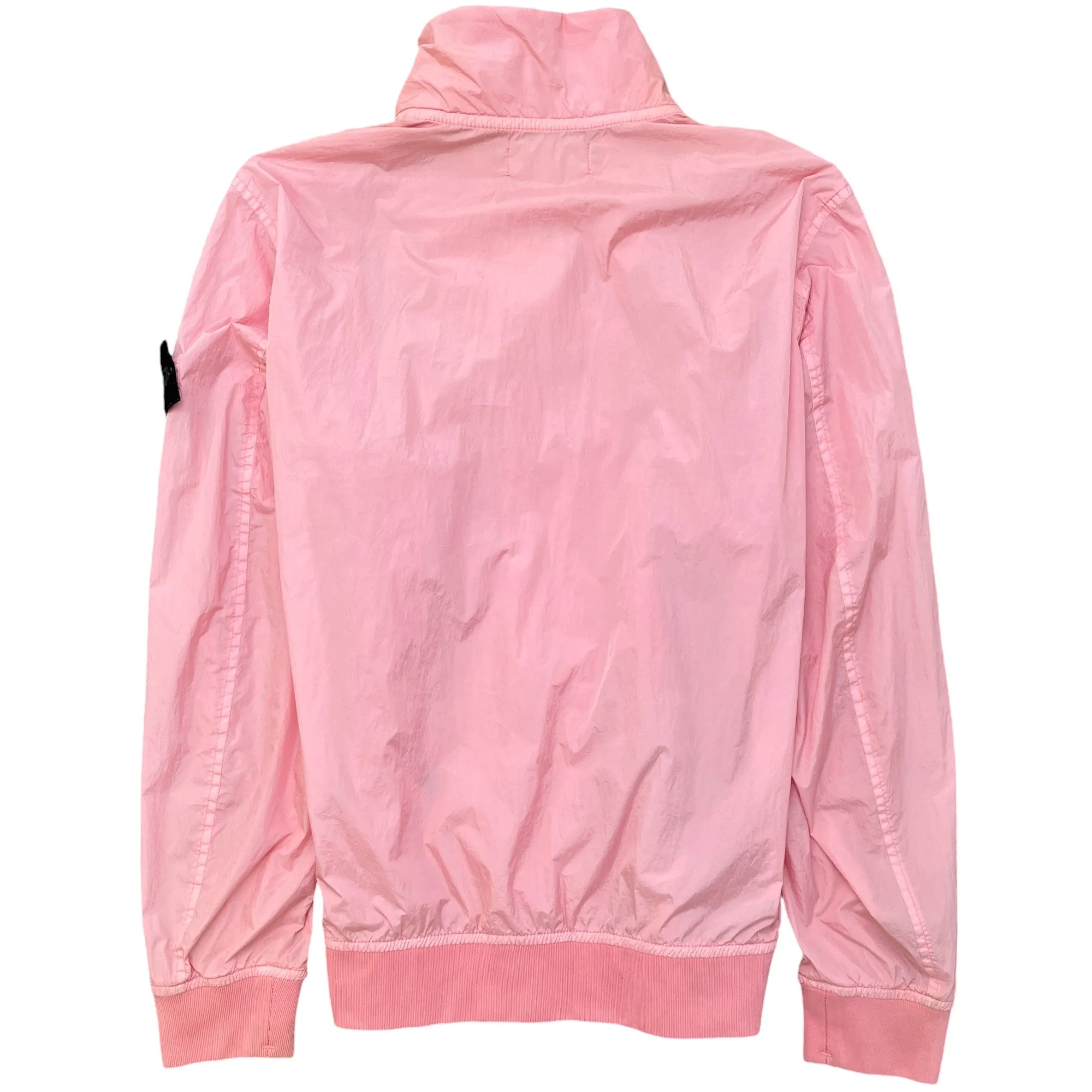 Men's Applique Logo Windbreaker Pink Size S