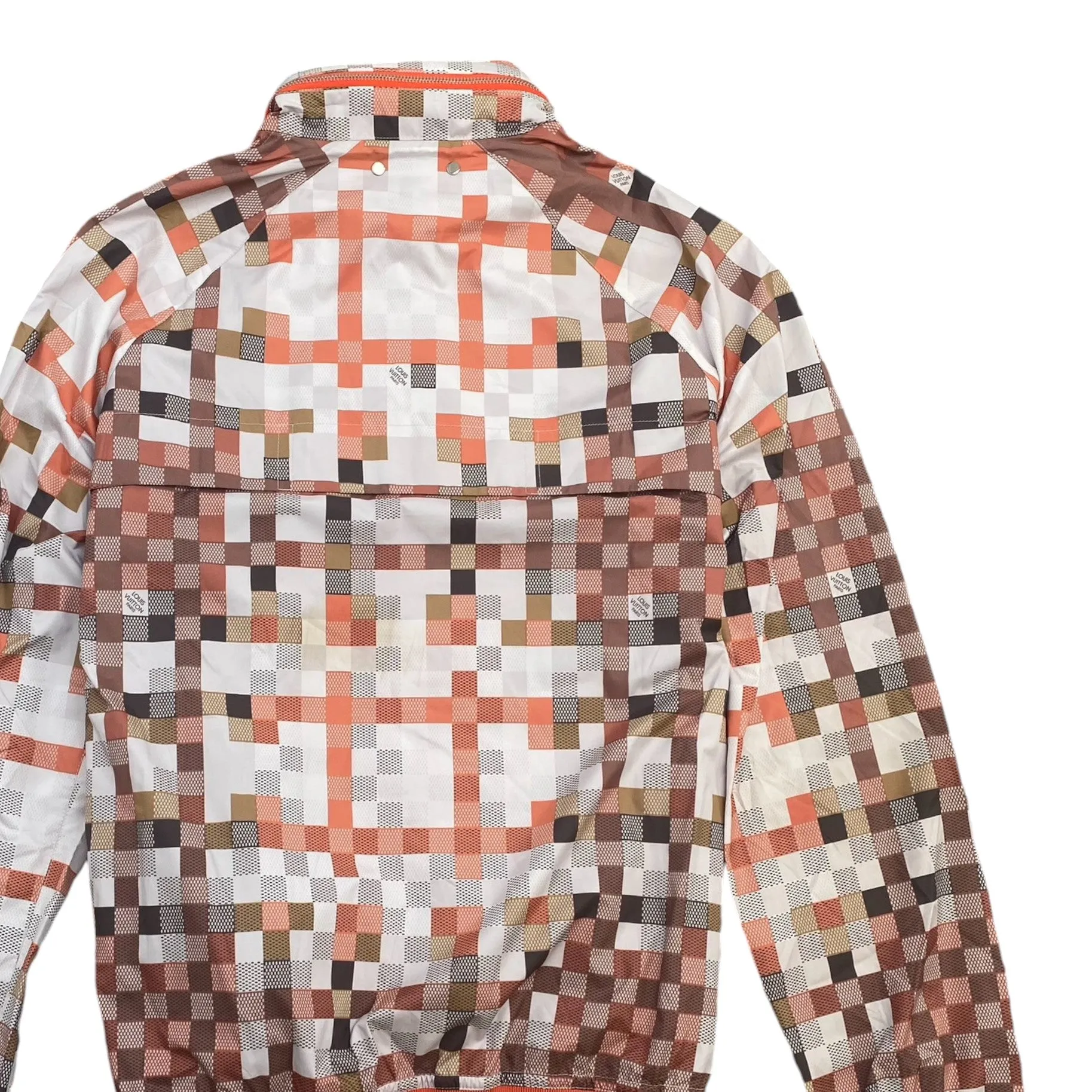 Men's Damier Windbreaker Orange Size IT 48 / M