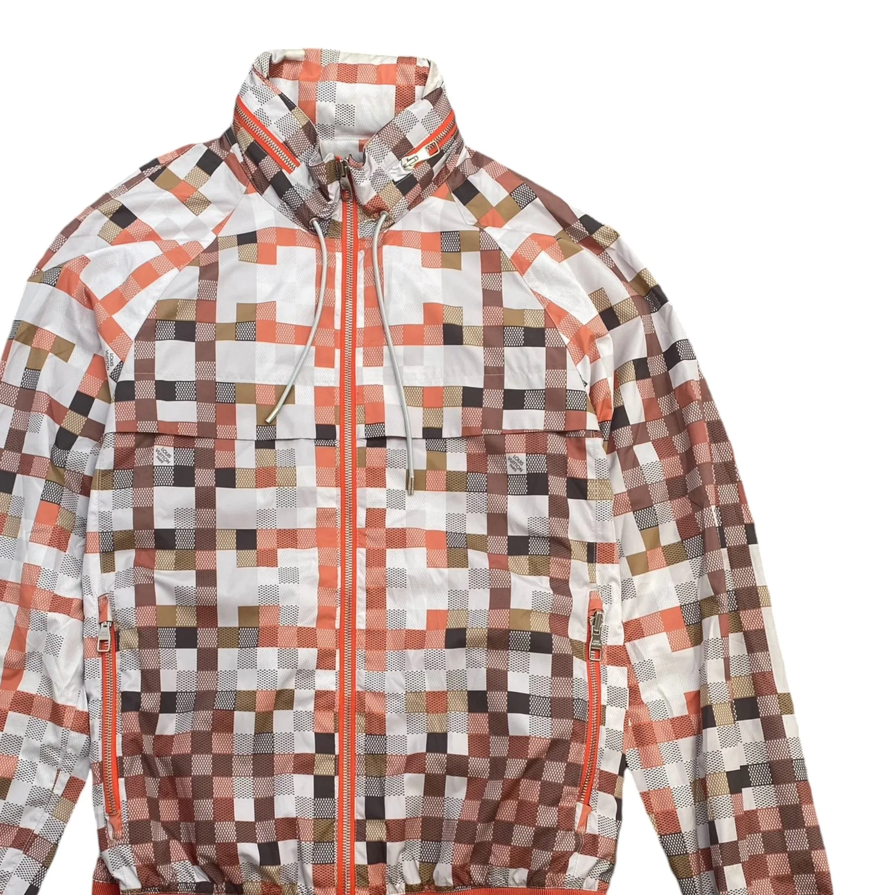 Men's Damier Windbreaker Orange Size IT 48 / M