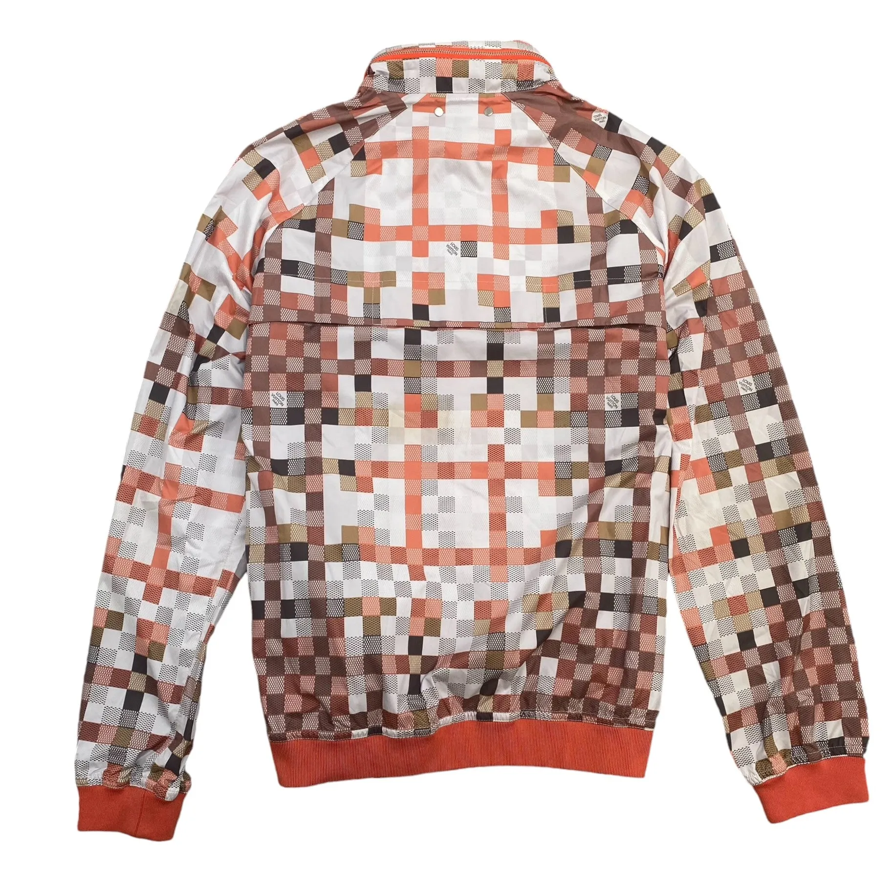 Men's Damier Windbreaker Orange Size IT 48 / M