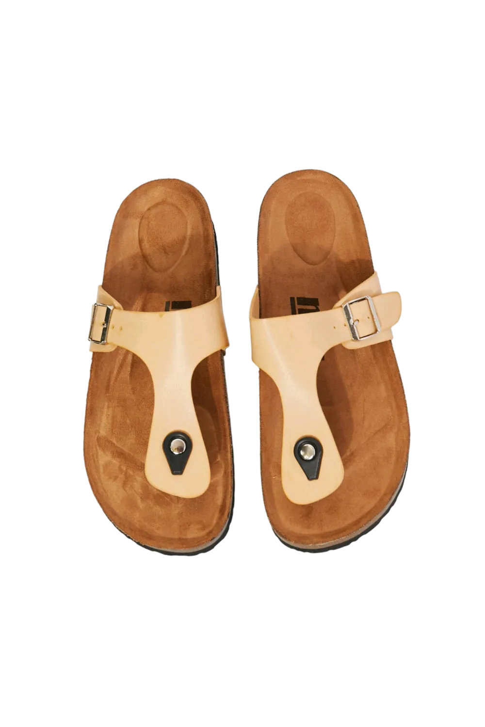 MMShoes Drift Away T-Strap Flip-Flop in Sand