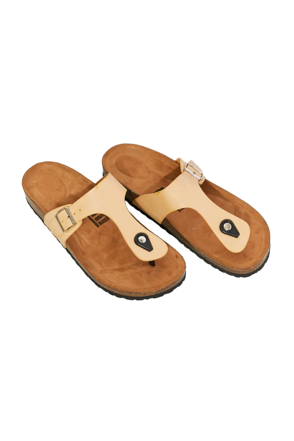 MMShoes Drift Away T-Strap Flip-Flop in Sand