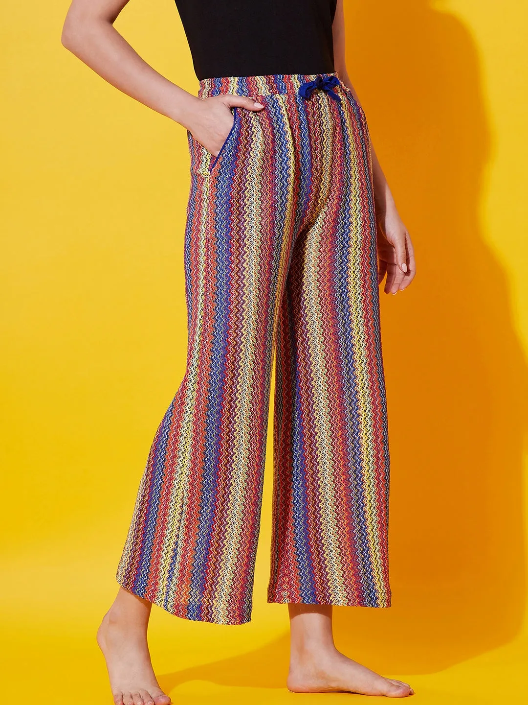 Multi Color Knitted Lounge Pants (Final Sale)