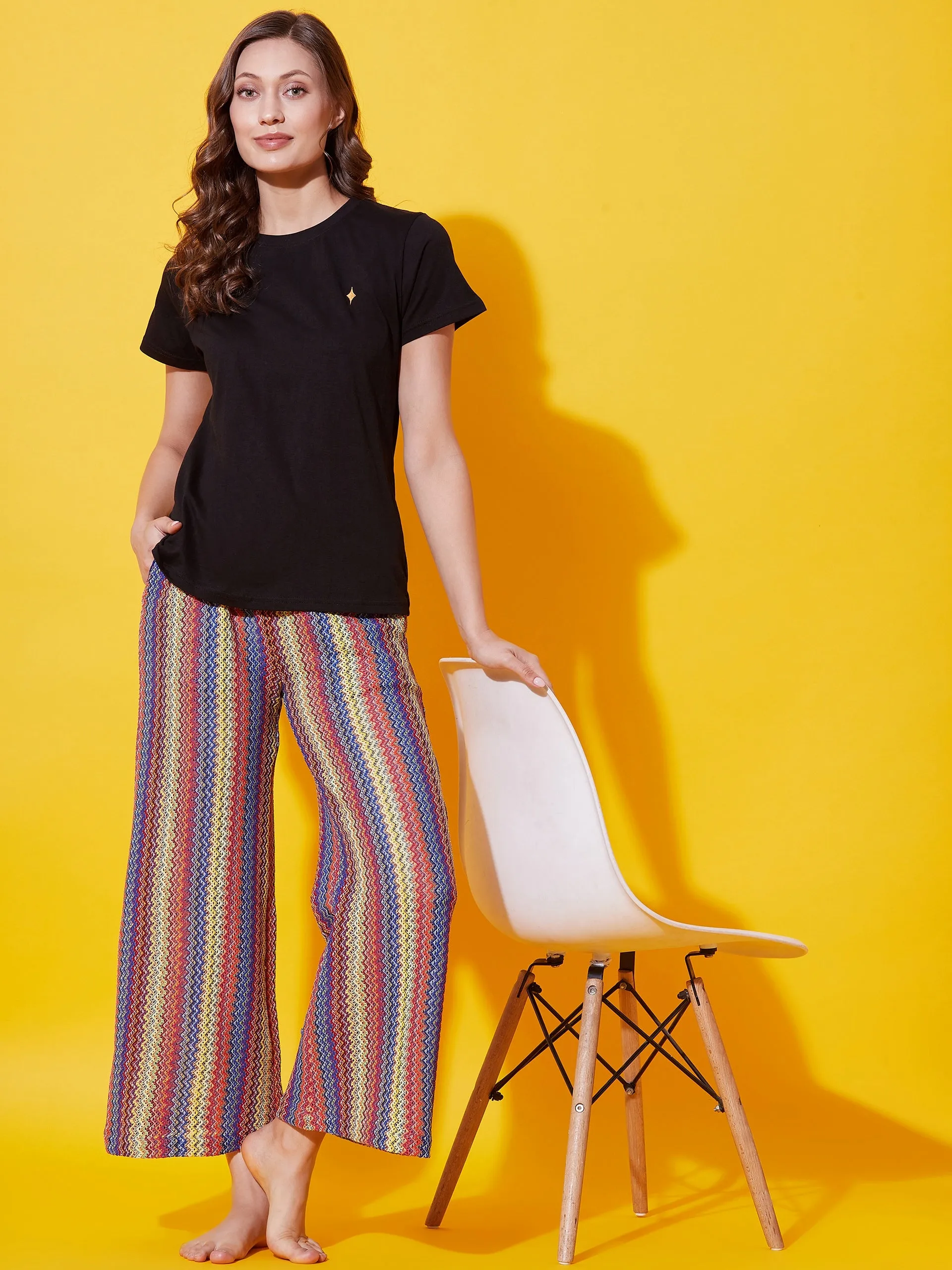 Multi Color Knitted Lounge Pants (Final Sale)