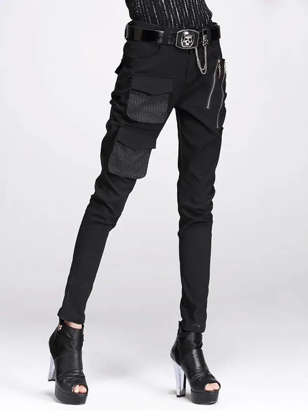 Original Cool Split-Joint With Pockets Zipper Casual Pants Bottoms