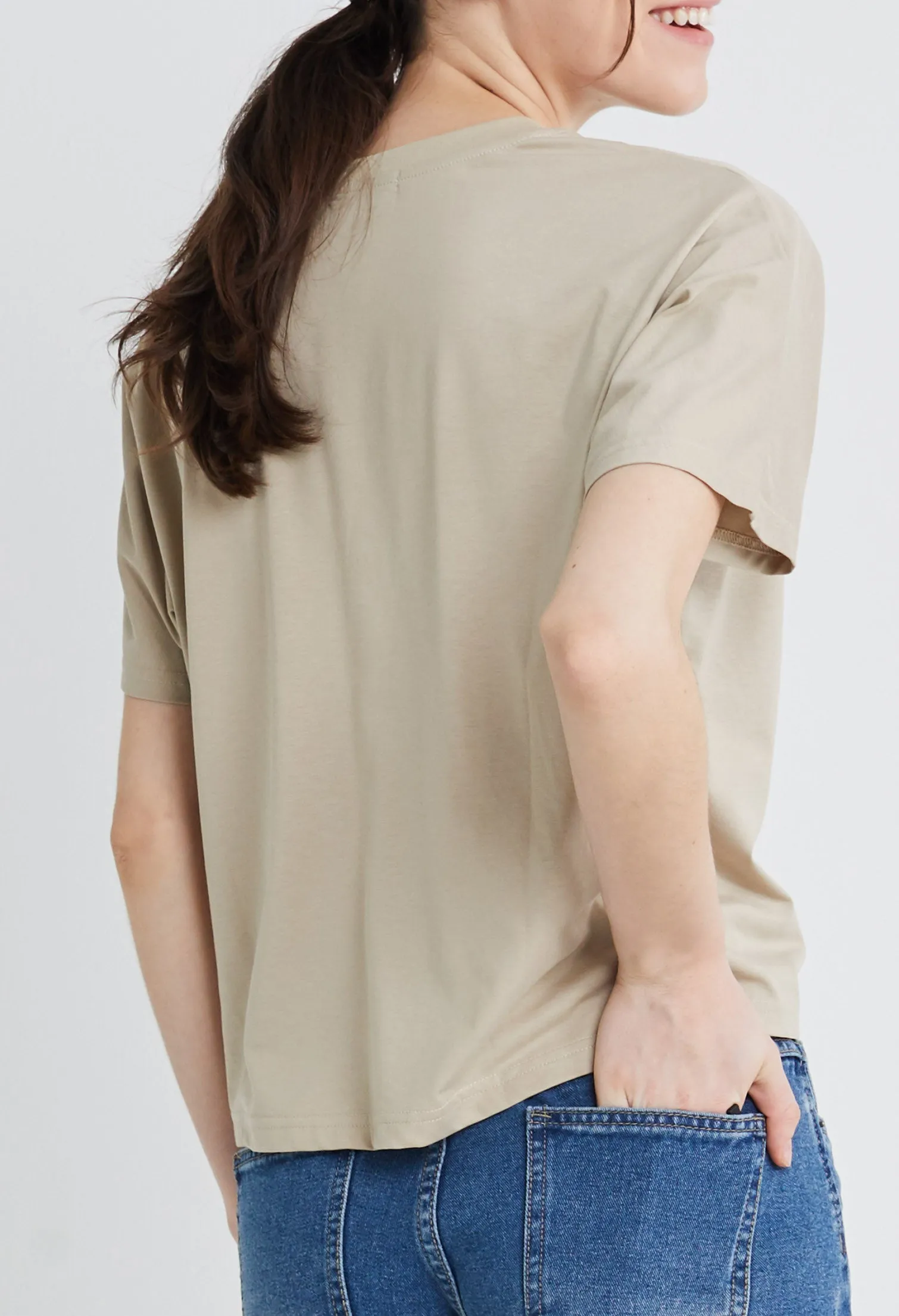 Oversized Boxy Shirt Top