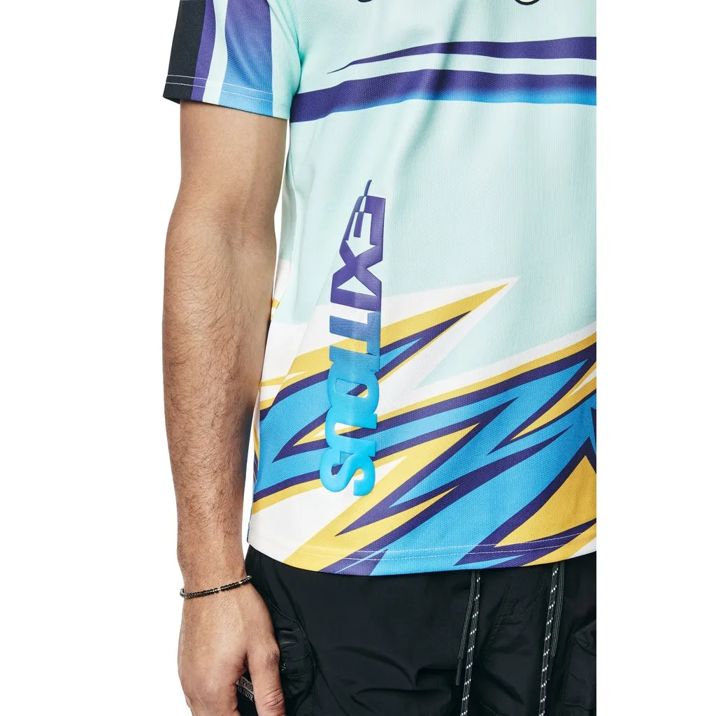 Racing Sublimation SS T-Shirt - Blue