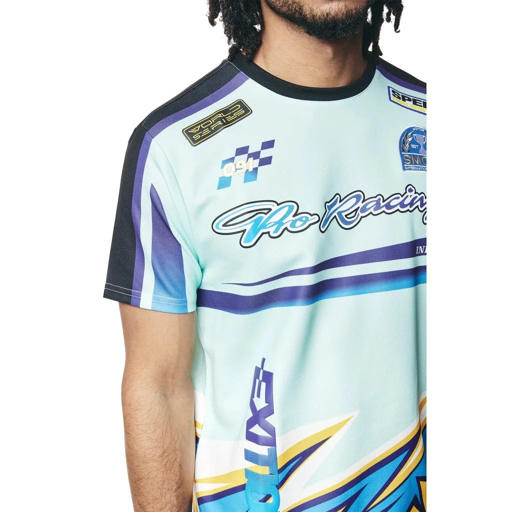 Racing Sublimation SS T-Shirt - Blue