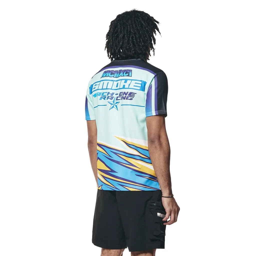 Racing Sublimation SS T-Shirt - Blue