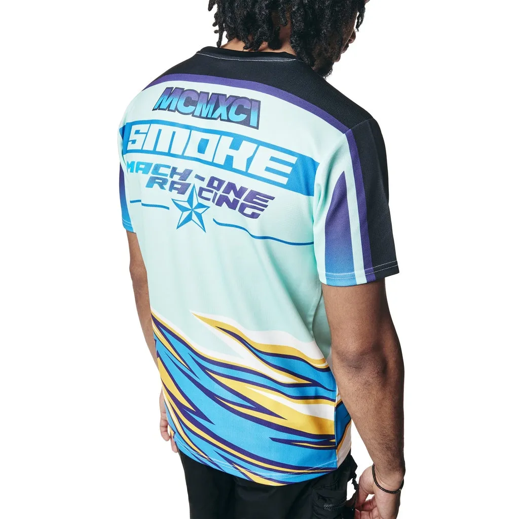 Racing Sublimation SS T-Shirt - Blue