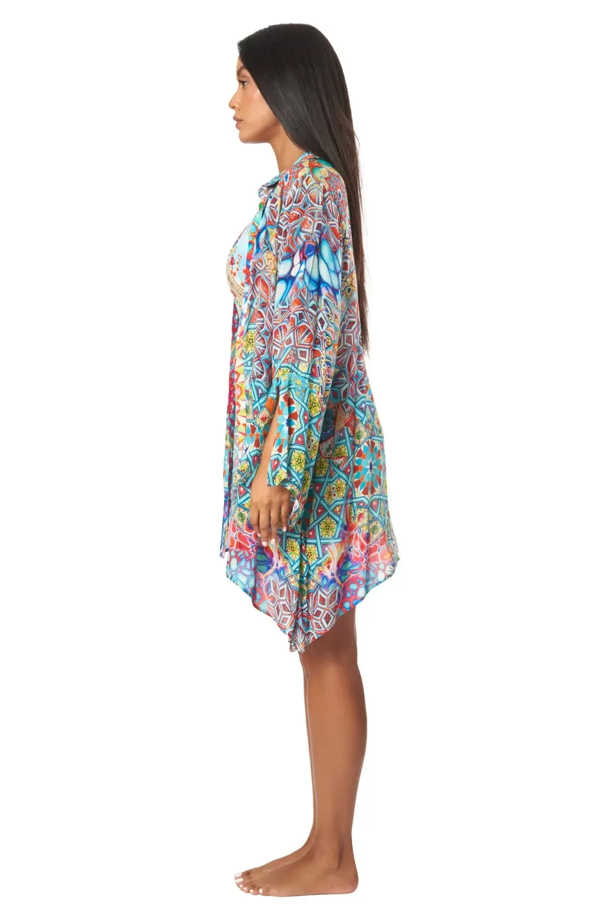 River Bed Easy Shirtdress Cover-Up