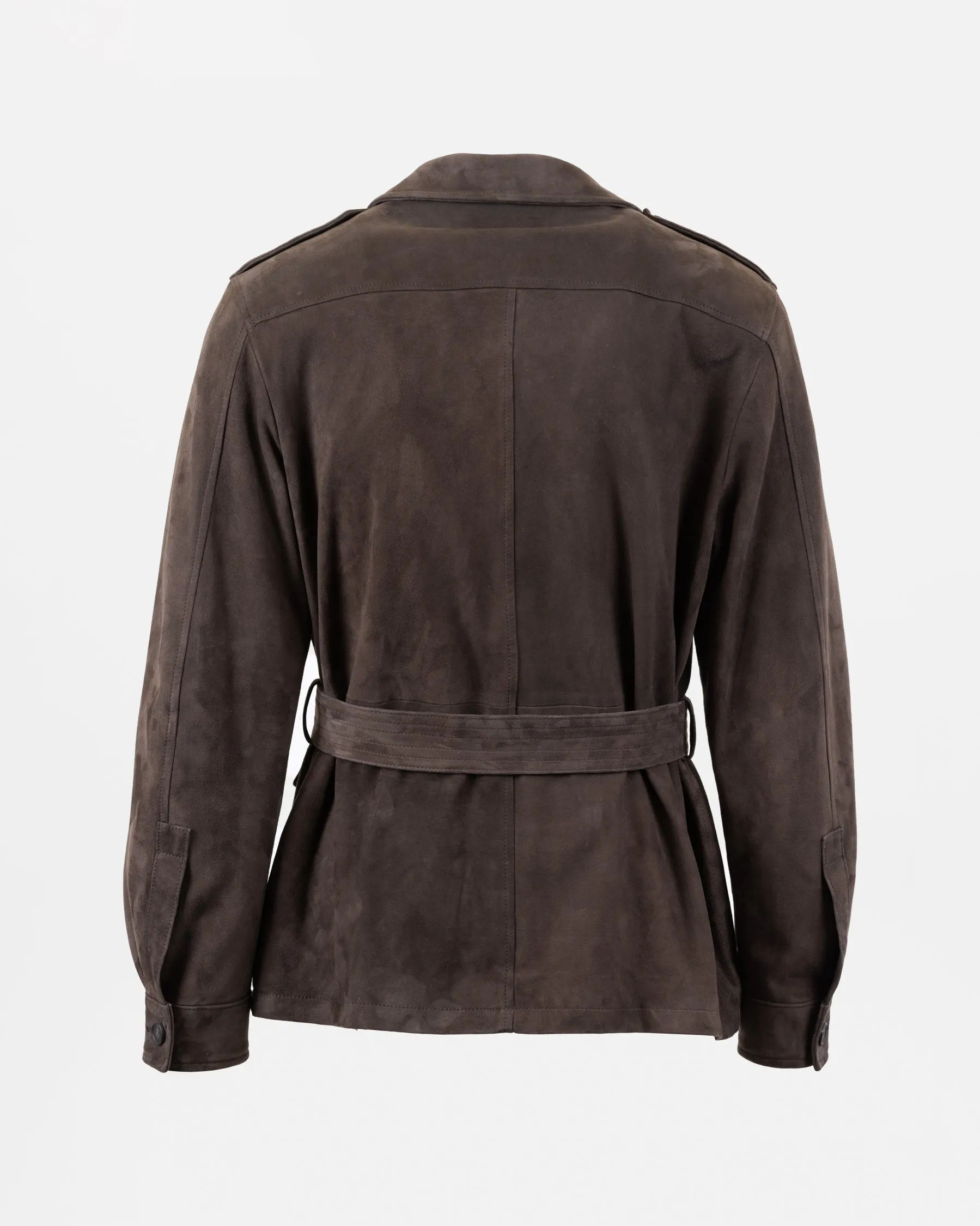 SAHARA  Belted Jacket  - Brown