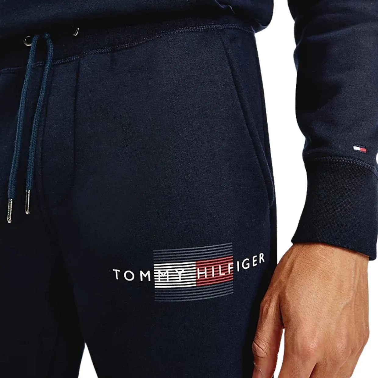 Tommy Hilfiger Navy Flex Fleece Joggers